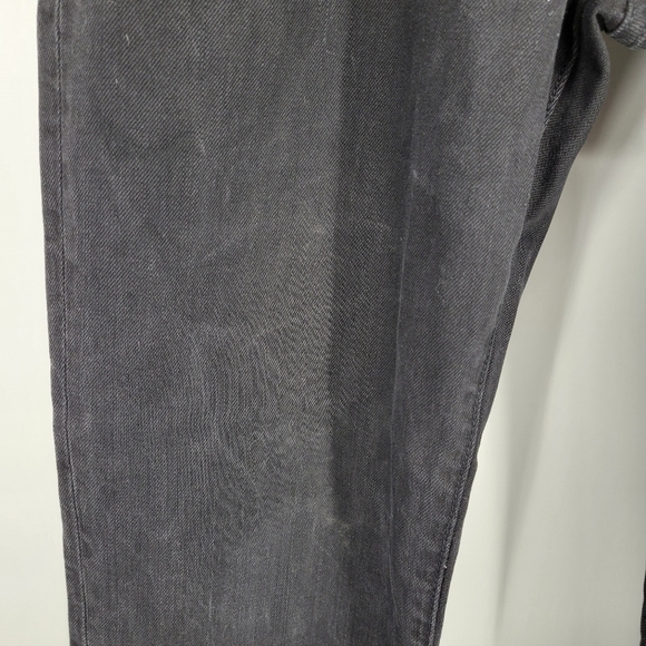 Express Kingston Jeans Men's Size 32x 32 Classic Fit Straight Leg Black - Picture 5 of 10